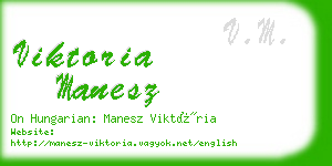 viktoria manesz business card